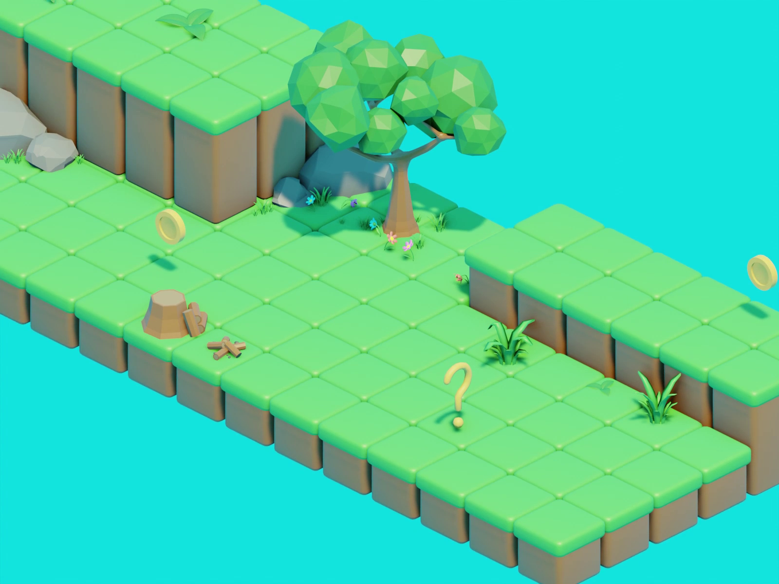 Stylized Low Poly Cube World Building Pack - AssetsDeals.pro