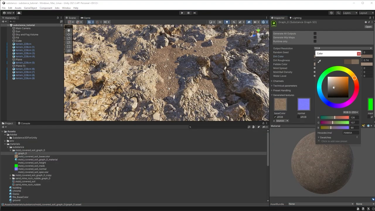 substance designer unity